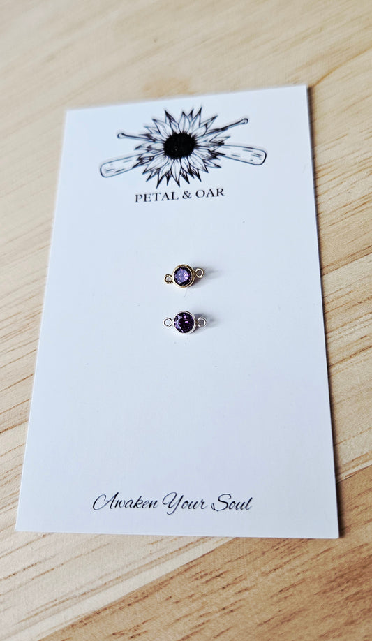 Crystal Birthstones (February/Purple)